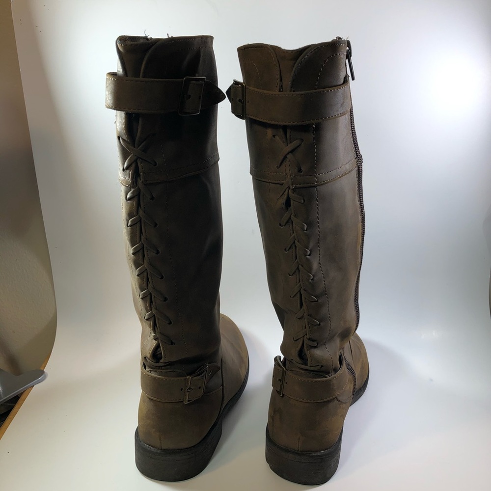 SO 2017 Carla brown tall Riding boots Girls size 5 - Picture 3 of 8